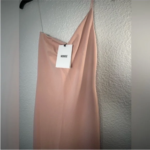 Nookie Pink One-Shoulder Maxi Dress NWT - Picture 9 of 9